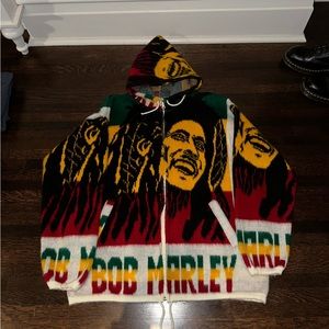 Bob Marley Drug rug hoodie